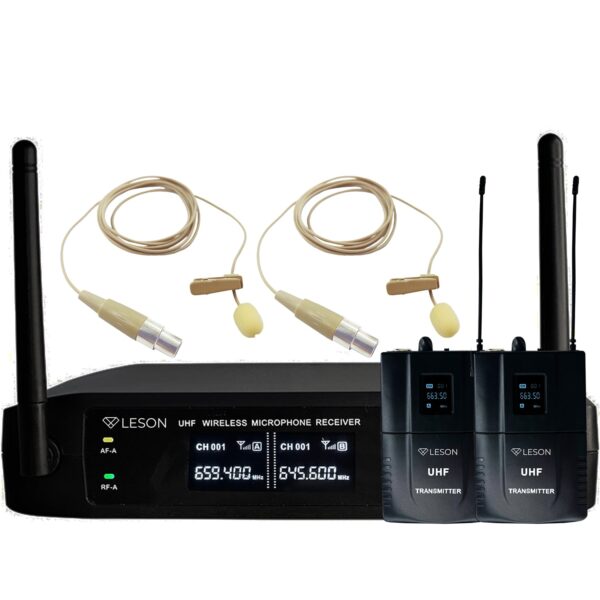 Microfone LS902 Lapela Bege