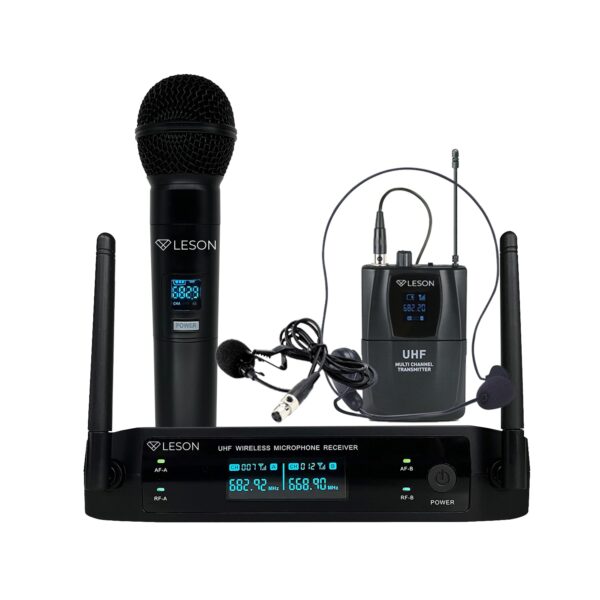 Microfone LS962 C/ Bastão + Headset e Lapela